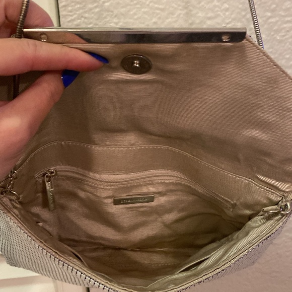 Bcbg white sequined small cross body purse. - Picture 5 of 7